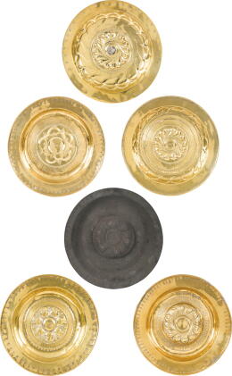 Catalog image of german, nuremberg, second half 16th century | six alms dishes