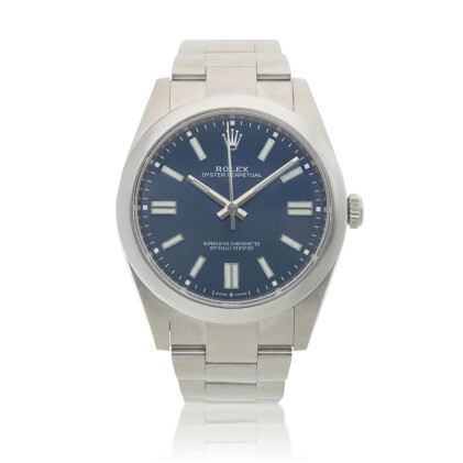 Catalog image of Reference 124300 Oyster Perpetual, A stainless steel automatic wristwatch with …