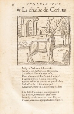 View 1 of Lot 5: La Vénerie. Poitiers, 1561. Reliure du XVIIe. Rarissime édition originale.