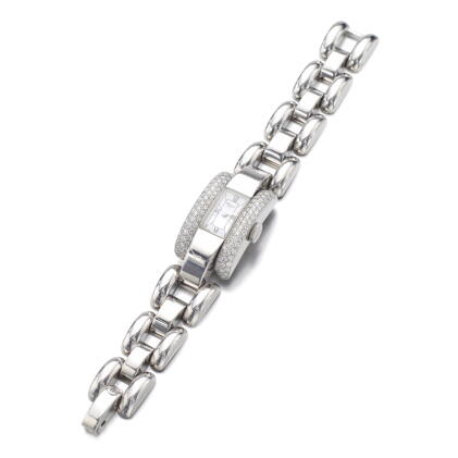Catalog image of lady's diamond wristwatch, chopard