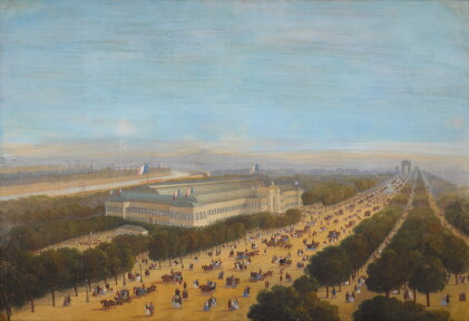Catalog image of View of the Palais de l'Industrie on the Champs-Élysées in 1867