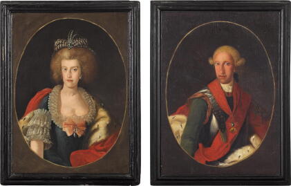 Catalog image of A pair of portraits of King Ferdinand I of the Two Sicilies (1751–1825), and hi…