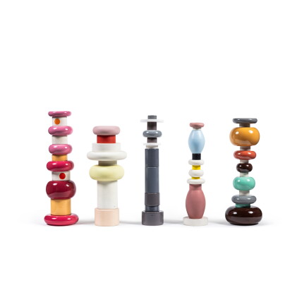 Catalog image of Ensemble de cinq totems "Flavia"