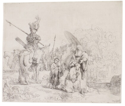 Catalog image of the baptism of the eunuch (b., holl. 98; new holl. 186; h. 182)