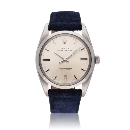 Catalog image of Reference 1018 Oyster Perpetual | A stainless steel automatic wristwatch, Circa 1966