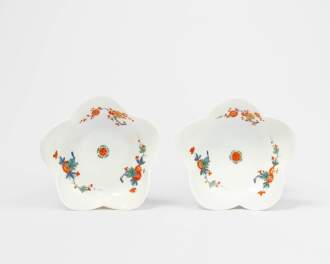 View 1 of Lot 29: Two Meissen Kakiemon Saucers, Circa 1728
