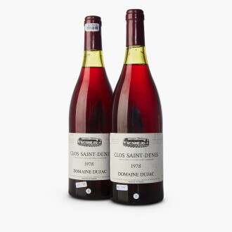 View 1 of Lot 190: Clos Saint Denis 1978 Domaine Dujac (2 BT)