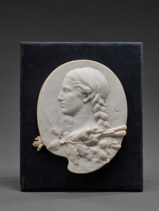 Catalog image of Relief of a female painter
