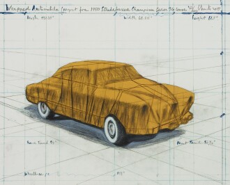 View 1 of Lot 5: Wrapped Automobile (Project for 1950 Studebaker Champion Series 9G Coupe)