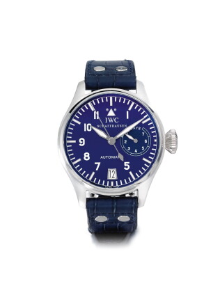 Catalog image of iwc | reference iw5002-02 big pilot 'platinum blue' a limited edition platinum …