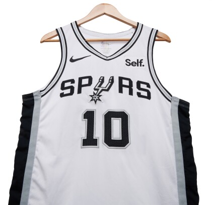 Jeremy Sochan San Antonio Spurs 2023-2024 Game Worn Association Edition Jersey