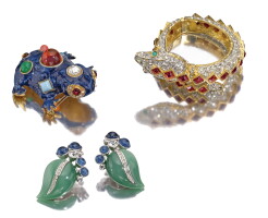 465. a group of costume jewelry by kenneth jay lane