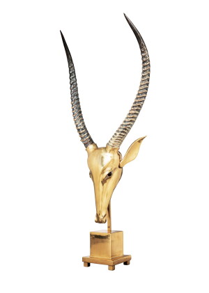 Catalog image of jacques duval-brasseur | antilope head, 1988 [tête d'antilope, 1988]