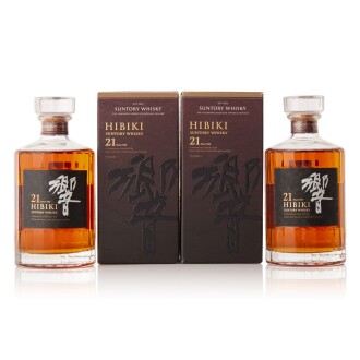 View 1 of Lot 6283: 響 Hibiki 21 Year Old 43.0 abv NV (2 BT70)
