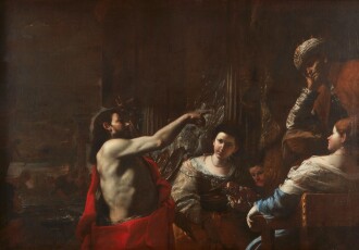 View 1 of Lot 144: Saint John the Baptist Admonishing Herod