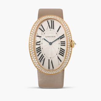 View 1 of Lot 47: Baignoire, Reference 3033 | A pink gold and diamond-set wristwatch | Circa 2010