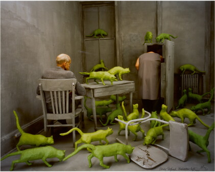 Catalog image of sandy skoglund | 'radioactive cats'