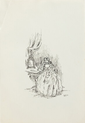 Catalog image of Set of five drawings, circa 1950