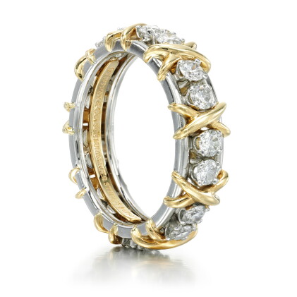Catalog image of tiffany & co., schlumberger studios | a second diamond ring