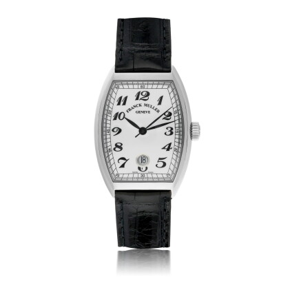 Catalog image of franck muller | ref 7851 sc dt vin vintage, a stainless steel tonneau form auto…