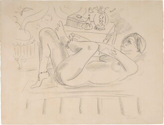 View 1 of Lot 456: Nu, odalisque au coffret