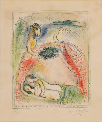 Catalog image of In the Land of the Gods: Plate XII (Mourlot 540; See Cramer Books 72)