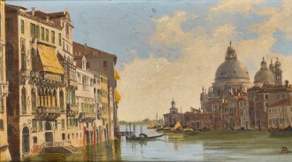 View 1 of Lot 47: The Grand Canal with a View of the Santa Maria della Salute