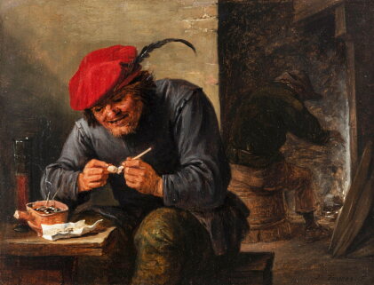 Catalog image of Fumeur dans un intérieur