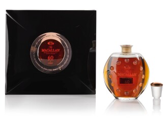 View 1 of Lot 26: The Macallan 60 Year Old in Lalique, Six Pillars, Fourth Edition, 53.2 abv NV 