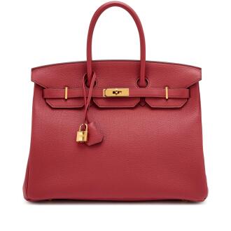 View 1 of Lot 145: Rouge Grenat Togo Birkin 35 Gold Hardware, 2016