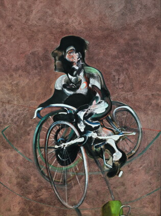 Catalog image of after francis bacon | portrait of george dyer riding a bicycle (not in s.)