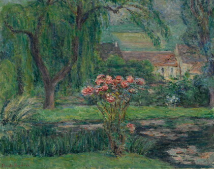 Catalog image of blanche hoschedé-monet | giverny, rosier et nymphéas
