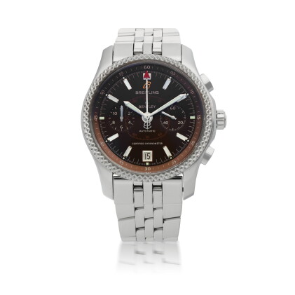 Catalog image of breitling | breitling for bentley, ref p26362, stainless steel and platinum chr…