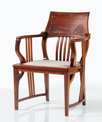Catalog image of joseph maria olbrich | armchair [fauteuil]