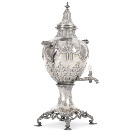 Catalog image of A George III silver tea-urn, Emick Romer, London, 1773
