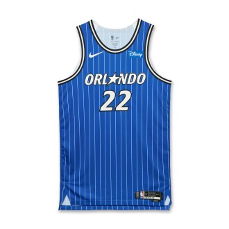 View 1 of Lot 40: Franz Wagner Orlando Magic 2025-2026 Game Worn Icon Edition Jersey