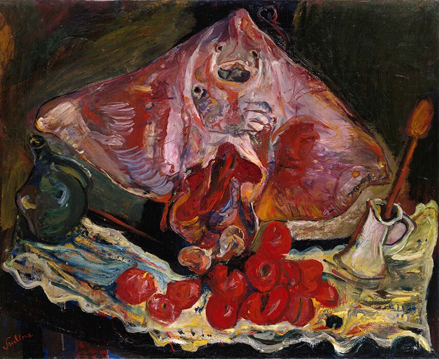 Chaïm Soutine, Still Life with Rayfish, oil on canvas, circa 1924, The Metropolitan Museum of Art, New York.