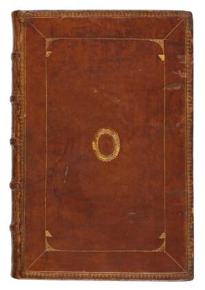 View 1 of Lot 1283: Pausanias, Pausanias Pausanias, Venice, Heirs of Aldo Manuzio & Andrea Torresano, July 1516, seventeenth-century Dutch or German(?) russia