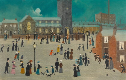 Catalog image of Going to Church on a Cold and Frosty Evening