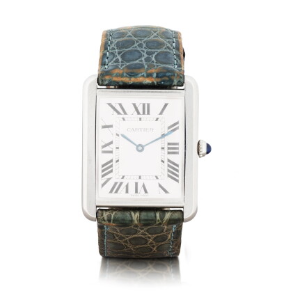 Catalog image of Tank Solo, Ref. 3169 Montre bracelet en acier | Stainless steel wristwatch Vers…