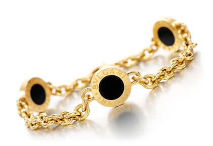 Catalog image of onyx bracelet, 'bvlgari bvlagri', bulgari