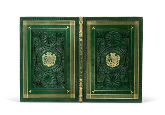 View 1 of Lot 109: [Esquisses sur la Bretagne]. Album de 12 lithographies. Armes de la duchesse de Berry.