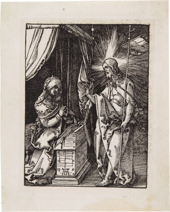 Catalog image of Christ Appearing to His Mother (B. 46; M., Holl. 155)