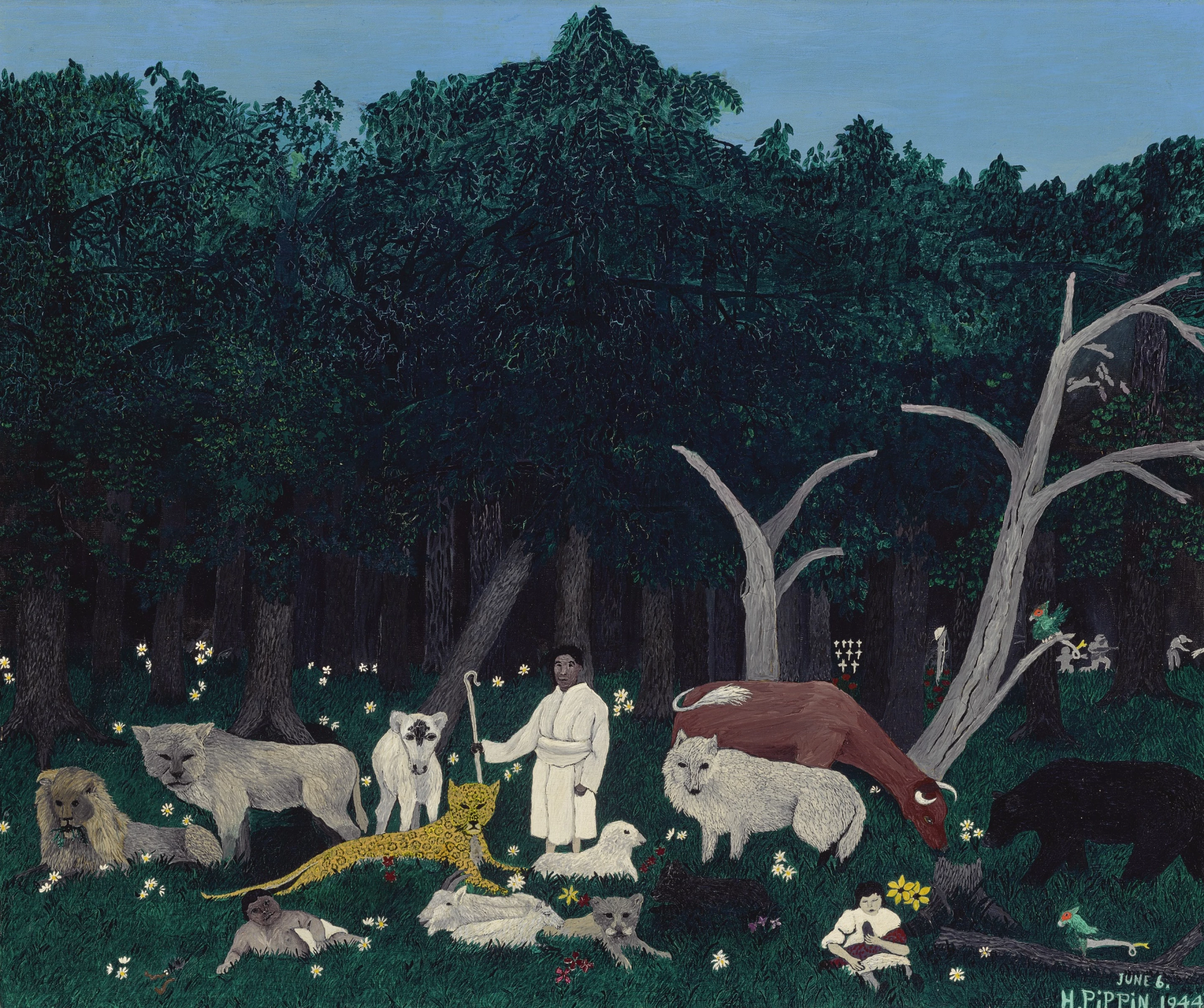 Horace Pippin: Horace Pippin, <em>Holy Mountain</em>, 1944