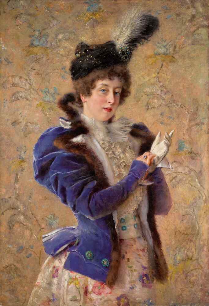 Konstantin Egorovich Makovsky, Portrait of Maria Alexeevna Makovskaya, Estimate £180,000-250,000