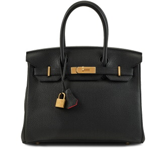 View 1 of Lot 131: Black Togo and Bougainvillier Verso HSS Birkin 30 Gold Brushed Hardware, 2017