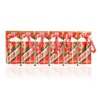 View 1 of Lot 24: 2001年产 “五星牌”贵州茅台酒 Kweichow Five Star Moutai 2001 (6 x 500ml)