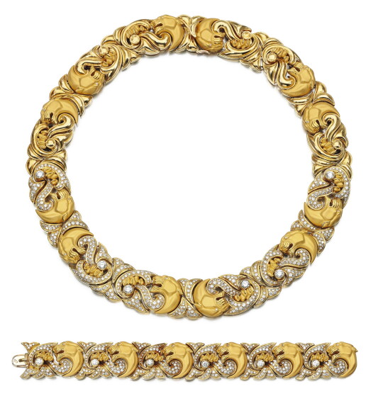 DIAMOND DEMI-PARURE, 'BESTARIO', CARRERA Y CARRERA