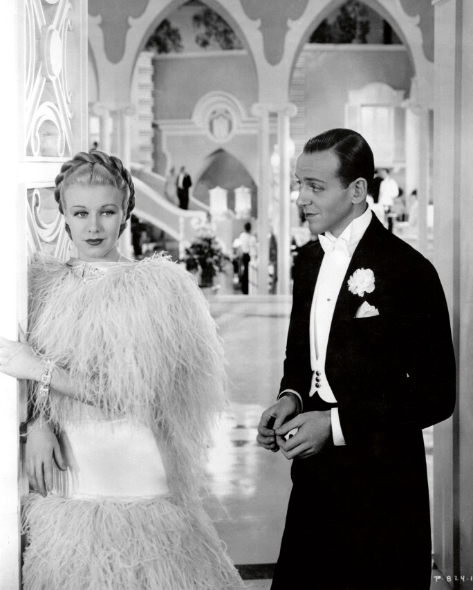 Ginger Rogers & Fred Astaire in Top Hat, 1935. RKO Radio Pictures