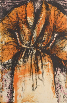 Catalog image of jim dine | a robe in los angeles (d'oench & feinberg 169)